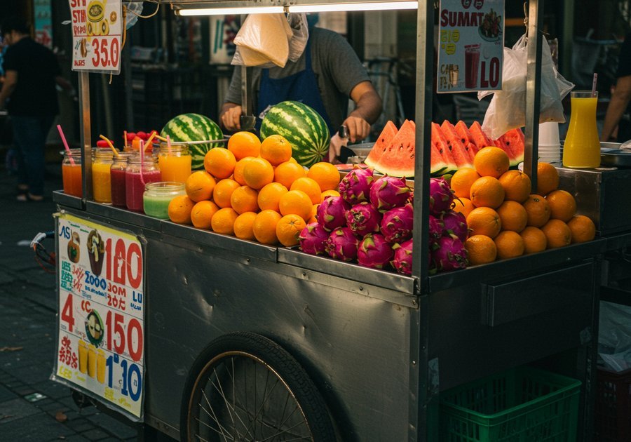 Kinh nghiệm mở xe nước ép trái cây giúp giảm hao hụt nguyên liệu