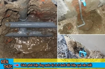 Cách phát hiện ống nước bị rò rỉ dưới đất hiệu quả nên biết - DU LỊCH HÀ TIÊN