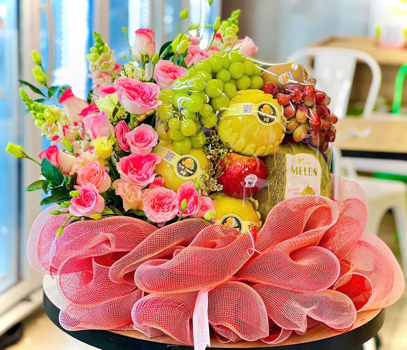 giỏ trái cây tết gồm những gì