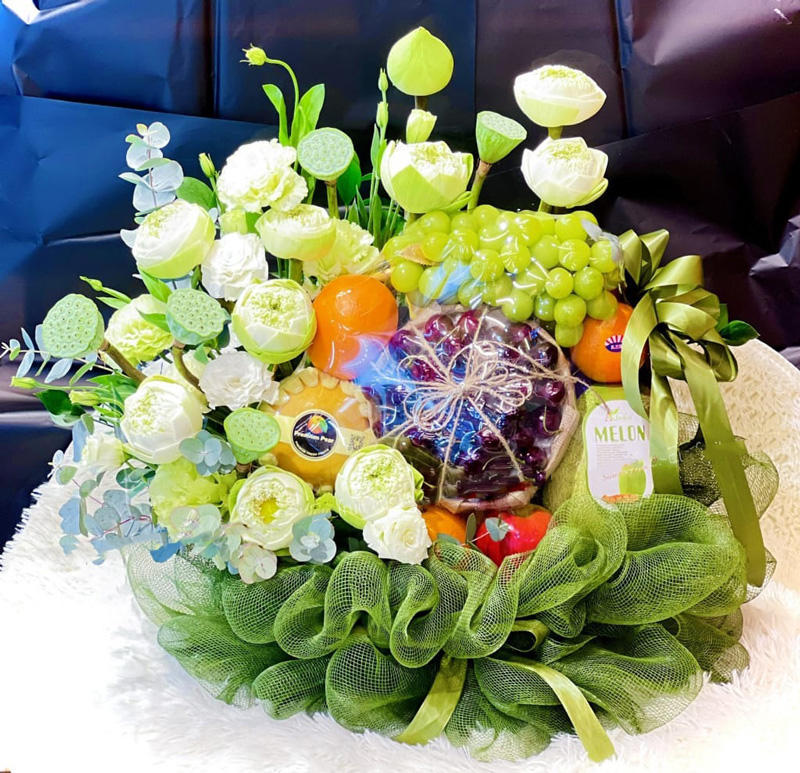 giỏ trái cây tết